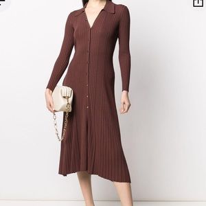 Sandro Brown dress 
size XS